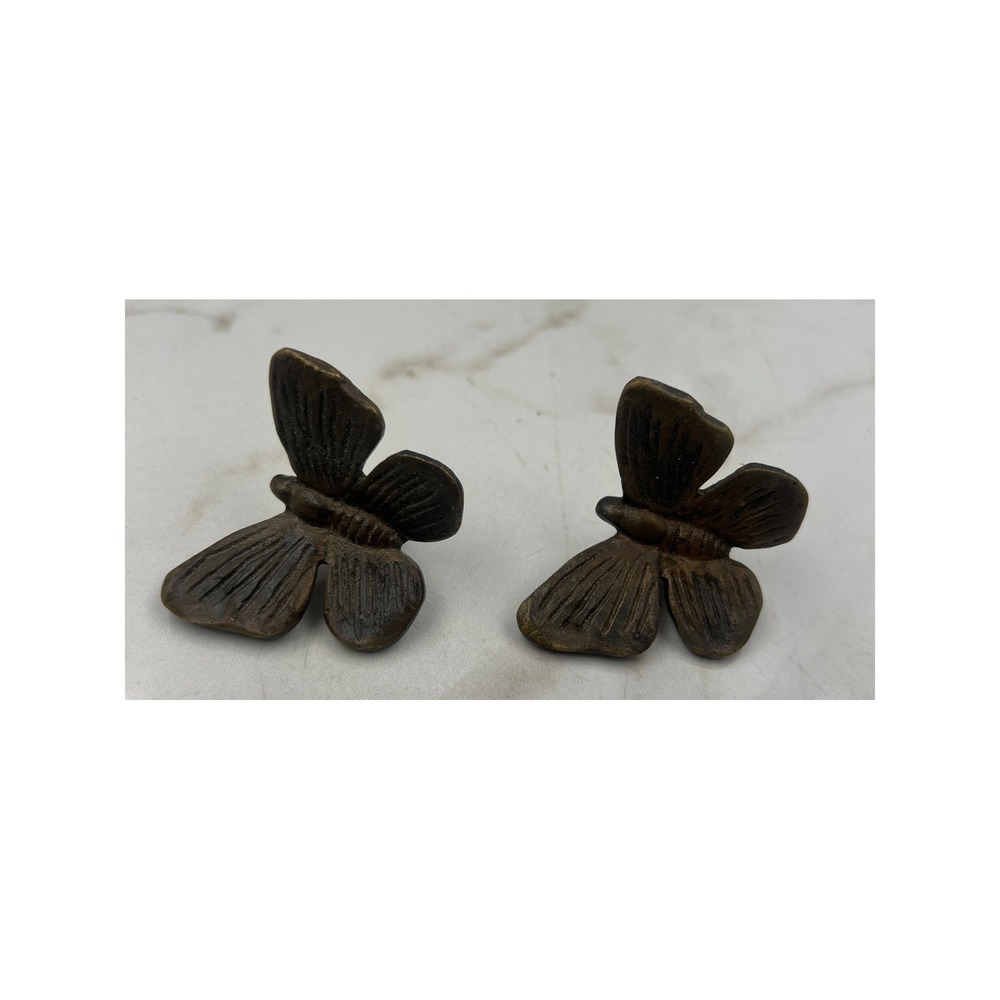 Michael Aram Butterfly Cabinet Knobs Brass Bronze Metal Designer Hardware-2